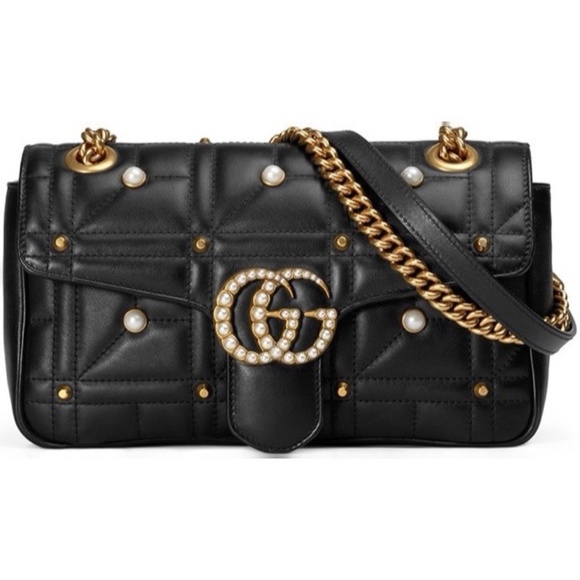 RARE! Sold out Gucci Pearl Small Marmont Bag - Picture 1 of 9